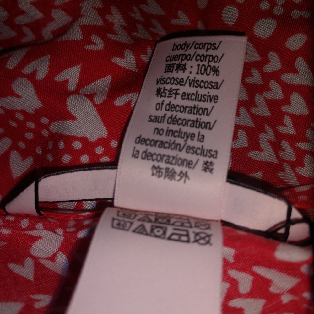 Victoria Secret Red Heart Kimono - Picture 5 of 7
